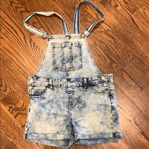 Justice shorts overalls